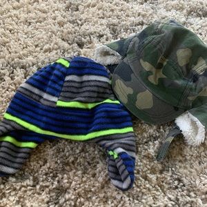 Two winter hats - fits 2 year old